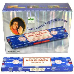 Encens indien Nag Champa Satya Saï Baba – Boite 40 gr