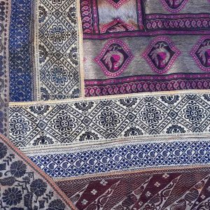Tenture indienne en Patchwork de saris