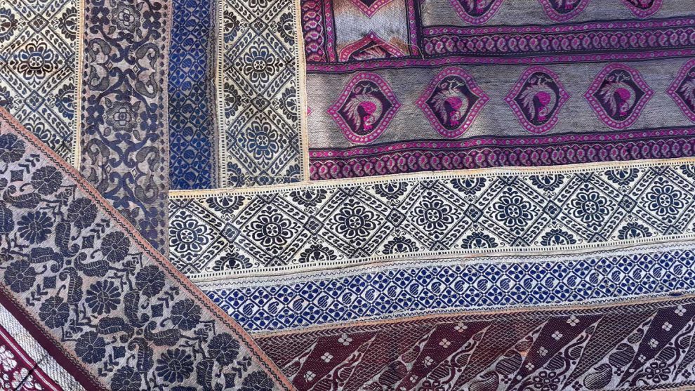 Tenture indienne en Patchwork de saris