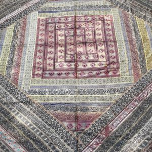 Tenture indienne en Patchwork de saris