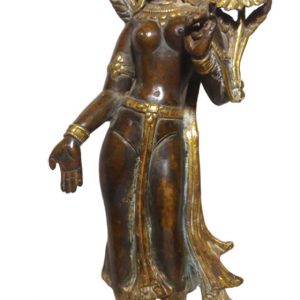 Statue Tara Blanche - Bronze