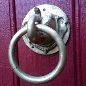 Heurtoir de porte en bronze