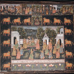 Peinture histoire de Krishna