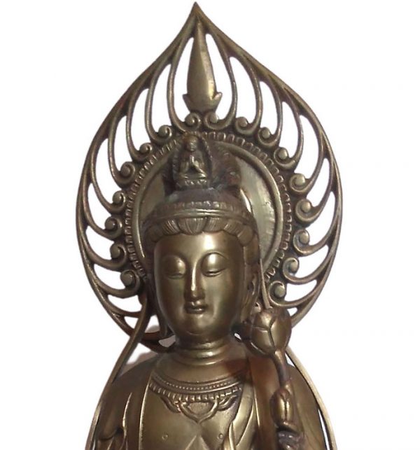 Statue Bouddha Avalokiteśvara en Bronze