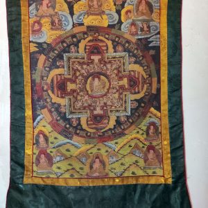 Thangka Mandala tibétain peinture sur toile