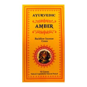 Encens cônes à reflux - Ambre - Ayurvedic