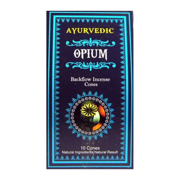 Encens cônes à reflux - Opium - Ayurvedic