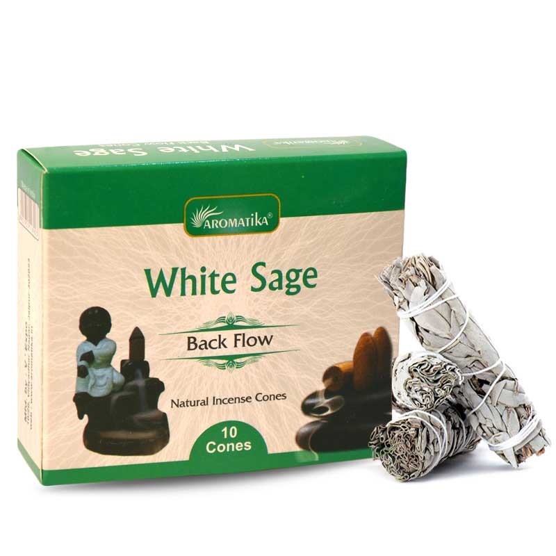 Cônes d'encens naturel  White Sage  ( Sauge Blanche )