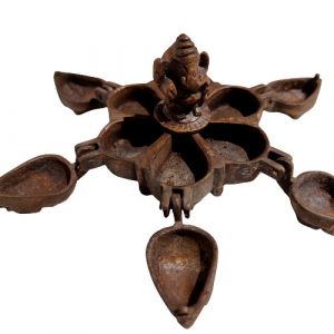 Boite maquillage en bronze - Ganesh