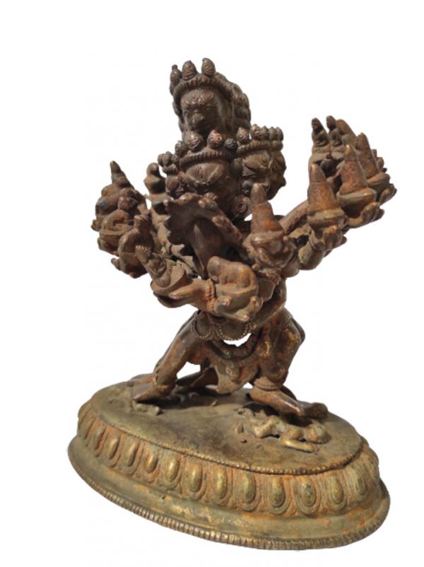 Hevajra et Nairatma- Statue Yidam - Népal