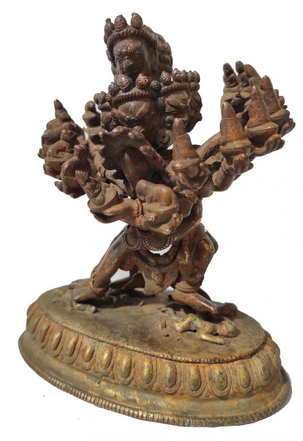 Hevajra et Nairatma- Statue Yidam - Népal