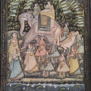 Peinture indienne - Procession