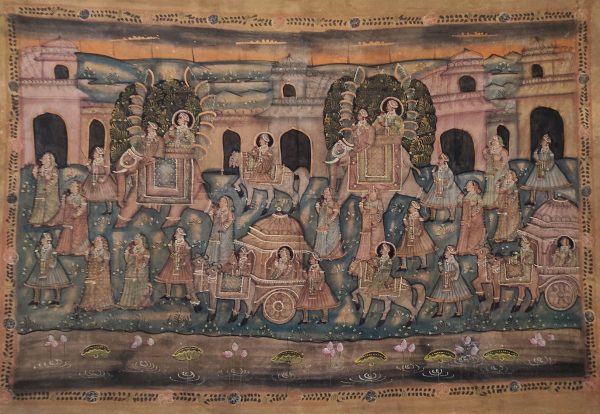 Peinture indienne - Mariage du Maharadja