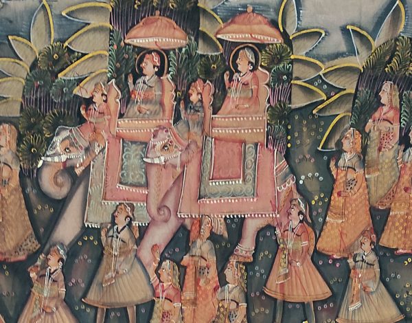 Peinture indienne – Procession