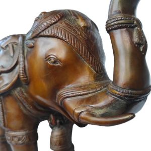 Statue éléphant Indien en Bronze