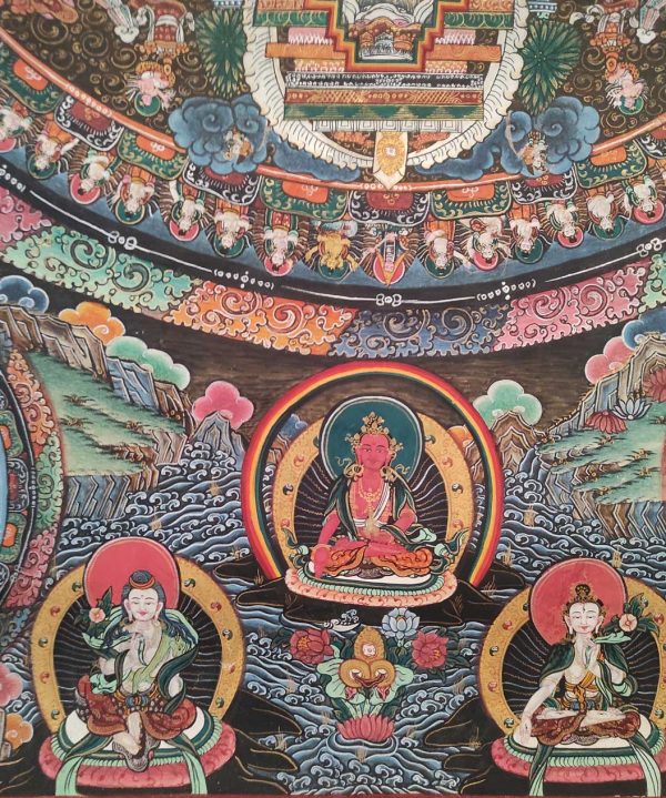 Mandala tibétain de Tchènrézi - Népal - zoom